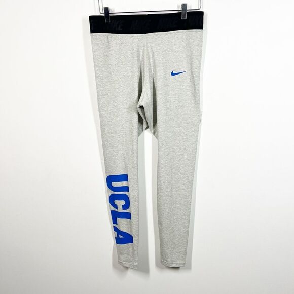 Nike UCLA Bruins Women’s Size Large Grey High Waisted Tri-Blend Tight Leggings - Picture 11 of 12